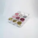 Kit Fan Nails Decorativas para Unhas Caixa com 12 Cores